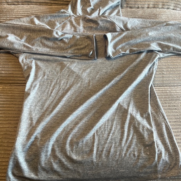 Nike Dri-Fit Women's Element  Running Hoodie Large Gray Cowl Neck Thumb Holes - Picture 8 of 10